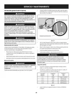 Preview for 61 page of Craftsman 247.204201 Operator'S Manual