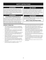 Preview for 3 page of Craftsman 247.240192 Operator'S Manual