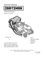 Craftsman 247.240800 Operator'S Manual preview