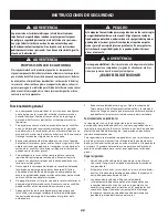 Preview for 17 page of Craftsman 247.240800 Operator'S Manual