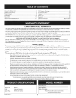 Preview for 2 page of Craftsman 247.25000 Operator'S Manual