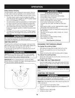 Preview for 18 page of Craftsman 247.25000 Operator'S Manual