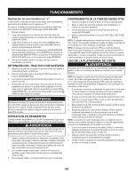 Preview for 102 page of Craftsman 247.25003 Operator'S Manual