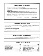 Preview for 2 page of Craftsman 247.287751 Owner'S Manual