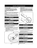 Предварительный просмотр 25 страницы Craftsman 247.28902 Manual