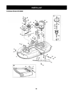 Предварительный просмотр 42 страницы Craftsman 247.28902 Manual