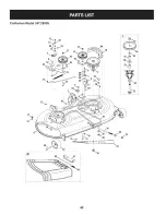 Предварительный просмотр 42 страницы Craftsman 247.28904 Operator'S Manual