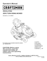 Craftsman 247.28933 Operator'S Manual предпросмотр