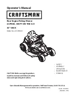 Предварительный просмотр 1 страницы Craftsman 247.290003 User Manual