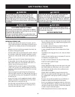 Preview for 3 page of Craftsman 247.290003 User Manual