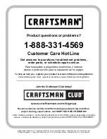 Предварительный просмотр 76 страницы Craftsman 247.290003 User Manual