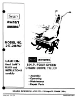 Craftsman 247.29876 Owner'S Manual предпросмотр