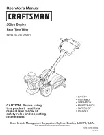 Craftsman 247.299301 Operator'S Manual preview