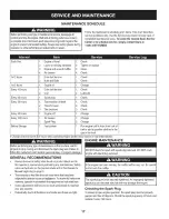 Preview for 17 page of Craftsman 247.299301 Operator'S Manual