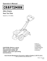 Craftsman 247.29932 Operator'S Manual preview
