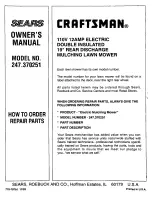 Preview for 16 page of Craftsman 247.370251 Owner'S Manual