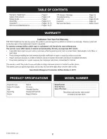 Preview for 2 page of Craftsman 247.3703 Operator'S Manual