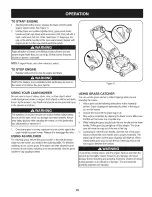 Предварительный просмотр 15 страницы Craftsman 247.37108 Operator'S Manual