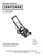 Craftsman 247.374302 Operator'S Manual предпросмотр