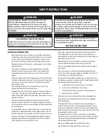 Preview for 3 page of Craftsman 247.374302 Operator'S Manual