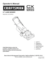 Craftsman 247.374810 Operator'S Manual preview