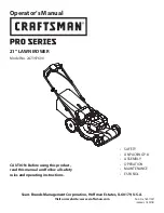 Craftsman 247.377440 Operator'S Manual предпросмотр