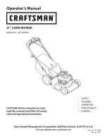 Preview for 1 page of Craftsman 247.379990 Operator'S Manual