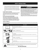 Preview for 5 page of Craftsman 247.762460 Operator'S Manual