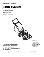 Craftsman 247.77012 Operator'S Manual preview
