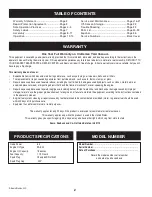 Preview for 2 page of Craftsman 247.77012 Operator'S Manual