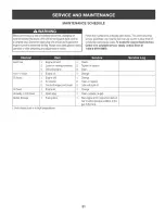 Preview for 21 page of Craftsman 247.770120 Operator'S Manual