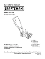 Preview for 1 page of Craftsman 247.772461 Operator'S Manual