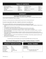 Preview for 2 page of Craftsman 247.77366 Operator'S Manual