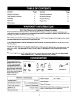 Preview for 2 page of Craftsman 247.775870 Owner'S Manual