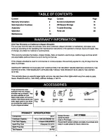 Preview for 2 page of Craftsman 247.775890 Owner'S Manual