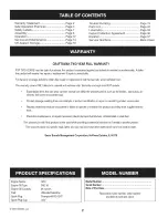 Preview for 2 page of Craftsman 247.77605 Operator'S Manual