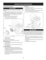 Предварительный просмотр 15 страницы Craftsman 247.77638 Operator'S Manual