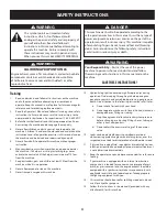 Preview for 4 page of Craftsman 247.77640 Operator'S Manual