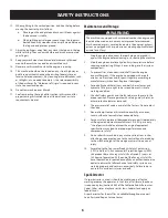 Preview for 6 page of Craftsman 247.77640 Operator'S Manual