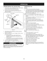 Preview for 14 page of Craftsman 247.776411 Operator'S Manual