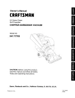 Craftsman 247.77763 Owner'S Manual preview