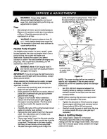 Preview for 17 page of Craftsman 247.794500 Owner'S Manual