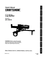 Preview for 1 page of Craftsman 247.794510 Owner'S Manual