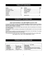 Preview for 2 page of Craftsman 247.794520 Owner'S Manual