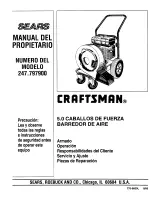 Preview for 23 page of Craftsman 247.797900 Owner'S Manual