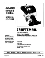 Craftsman 247.79962 Owner'S Manual preview