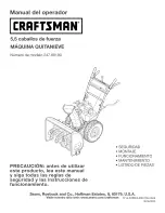 Предварительный просмотр 36 страницы Craftsman 247.88190 Operator'S Manual