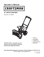 Craftsman 247.881980 Operator'S Manual preview