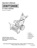 Craftsman 247.883961 Operator'S Manual preview