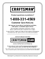 Preview for 62 page of Craftsman 247.883971 Operator'S Manual